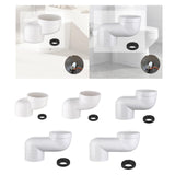 Maxbell Toilet Seat Shifter Professional Anti Blocking Easy Install Bathroom Fixture 7.5cm Shift