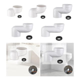 Maxbell Toilet Seat Shifter Professional Anti Blocking Easy Install Bathroom Fixture 7.5cm Shift