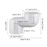 Maxbell Toilet Seat Shifter Professional Anti Blocking Easy Install Bathroom Fixture 12cm Shift