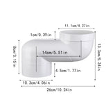 Maxbell Toilet Seat Shifter Professional Anti Blocking Easy Install Bathroom Fixture 14cm Shift