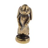 Maxbell Animal Hinge Head Gift Ornament Animal Figurine for Doors Living Room Office Rabbits