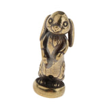Maxbell Animal Hinge Head Gift Ornament Animal Figurine for Doors Living Room Office Rabbits
