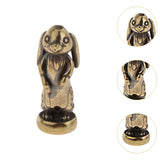 Maxbell Animal Hinge Head Gift Ornament Animal Figurine for Doors Living Room Office Rabbits