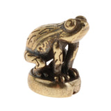 Maxbell Animal Hinge Head Gift Ornament Animal Figurine for Doors Living Room Office Frog
