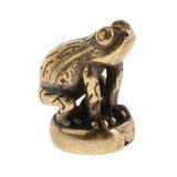 Maxbell Animal Hinge Head Gift Ornament Animal Figurine for Doors Living Room Office Frog