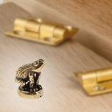 Maxbell Animal Hinge Head Gift Ornament Animal Figurine for Doors Living Room Office Frog
