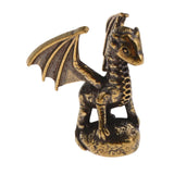 Maxbell Animal Hinge Head Gift Ornament Animal Figurine for Doors Living Room Office Dragon