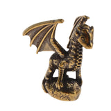 Maxbell Animal Hinge Head Gift Ornament Animal Figurine for Doors Living Room Office Dragon