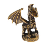 Maxbell Animal Hinge Head Gift Ornament Animal Figurine for Doors Living Room Office Dragon