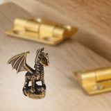 Maxbell Animal Hinge Head Gift Ornament Animal Figurine for Doors Living Room Office Dragon