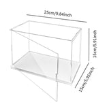 Maxbell Clear Acrylic Display Case for Small Toys for Vehicles Models Action Figures