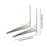 Maxbell Air Conditioner Support Bracket Split Wall Mounting Bracket for Bedroom Home