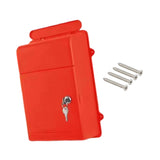 Maxbell Wall Mounted Mailbox Wide Opening Collection Box for Cards Newspapers School Red