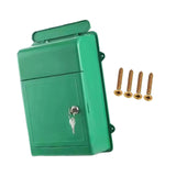 Maxbell Wall Mounted Mailbox Wide Opening Collection Box for Cards Newspapers School Green