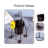 Maxbell Pen Holder for Desk Iron Ornament Pen Organizer for Markers Office Accessory
