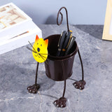 Maxbell Pen Holder for Desk Iron Ornament Pen Organizer for Markers Office Accessory