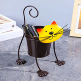 Maxbell Pen Holder for Desk Iron Ornament Pen Organizer for Markers Office Accessory