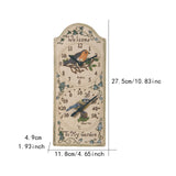 Maxbell Wall Hanging Clock with Thermometer Indoor and Outdoor Clock for Garden Cafe