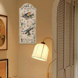 Maxbell Wall Hanging Clock with Thermometer Indoor and Outdoor Clock for Garden Cafe