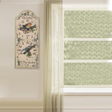 Maxbell Wall Hanging Clock with Thermometer Indoor and Outdoor Clock for Garden Cafe