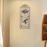 Maxbell Wall Hanging Clock with Thermometer Indoor and Outdoor Clock for Garden Cafe