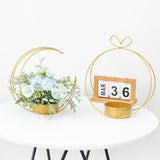 Maxbell Flower Basket Decoration Modern Iron Art Flower Stand for Party Dorm Kitchen Apple