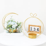 Maxbell Flower Basket Decoration Modern Iron Art Flower Stand for Party Dorm Kitchen Apple