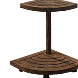 Maxbell 2 Tier Wood Riser Multipurpose Farmhouse Ornamental Stand Housewarming Gifts