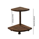 Maxbell 2 Tier Wood Riser Multipurpose Farmhouse Ornamental Stand Housewarming Gifts