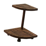 Maxbell 2 Tier Wood Riser Multipurpose Farmhouse Ornamental Stand Housewarming Gifts