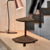 Maxbell 2 Tier Wood Riser Multipurpose Farmhouse Ornamental Stand Housewarming Gifts