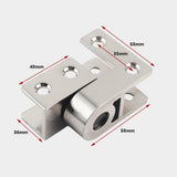 Maxbell Restroom Partition Hinges Sturdy Gate Hinge for Hotel Bathroom Shopping Mall For 18mm