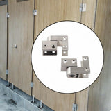 Maxbell Restroom Partition Hinges Sturdy Gate Hinge for Hotel Bathroom Shopping Mall For 25mm