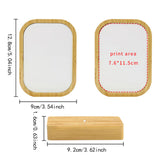 Maxbell Wooden Picture Frame Unique Decorative Desktop Decor for Office Home Desktop Rectangle