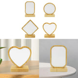 Maxbell Wooden Picture Frame Unique Decorative Desktop Decor for Office Home Desktop Rectangle