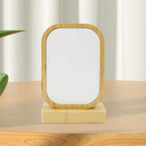 Maxbell Wooden Picture Frame Unique Decorative Desktop Decor for Office Home Desktop Rectangle