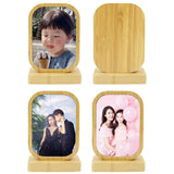 Maxbell Wooden Picture Frame Unique Decorative Desktop Decor for Office Home Desktop Rectangle