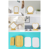 Maxbell Wooden Picture Frame Unique Decorative Desktop Decor for Office Home Desktop Rectangle