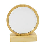 Maxbell Wooden Picture Frame Unique Decorative Desktop Decor for Office Home Desktop Round