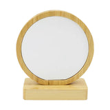 Maxbell Wooden Picture Frame Unique Decorative Desktop Decor for Office Home Desktop Round