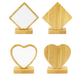 Maxbell Wooden Picture Frame Unique Decorative Desktop Decor for Office Home Desktop Rhombus