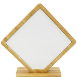 Maxbell Wooden Picture Frame Unique Decorative Desktop Decor for Office Home Desktop Rhombus