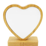 Maxbell Wooden Picture Frame Unique Decorative Desktop Decor for Office Home Desktop Heart