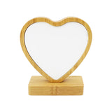 Maxbell Wooden Picture Frame Unique Decorative Desktop Decor for Office Home Desktop Heart