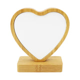 Maxbell Wooden Picture Frame Unique Decorative Desktop Decor for Office Home Desktop Heart