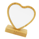 Maxbell Wooden Picture Frame Unique Decorative Desktop Decor for Office Home Desktop Heart