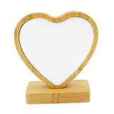 Maxbell Wooden Picture Frame Unique Decorative Desktop Decor for Office Home Desktop Heart