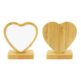 Maxbell Wooden Picture Frame Unique Decorative Desktop Decor for Office Home Desktop Heart