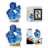 Maxbell Gift for Dad Versatile Ornament Present Stylish Creative Acrylic Plaque Sign Father and Daughter