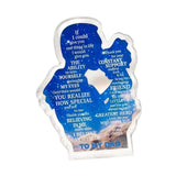 Maxbell Gift for Dad Versatile Ornament Present Stylish Creative Acrylic Plaque Sign Father and Daughter